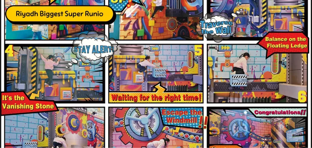 Super Runio,  Riyadh’s Epic Four-Level Adventure Zone